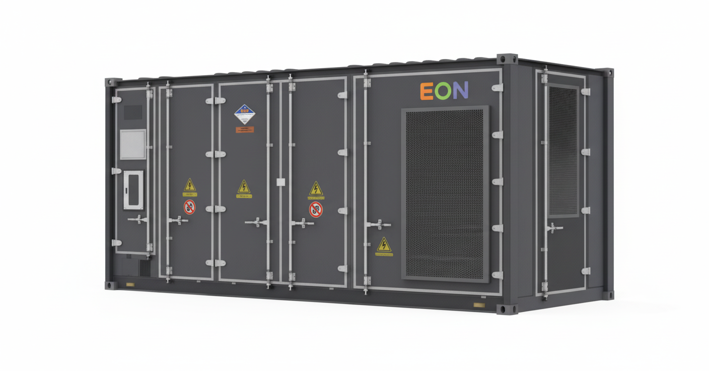 Container BESS công suất cao 1 MW – 1,72 MWh / 2 MWh / 1,5 MW – 3 MWh